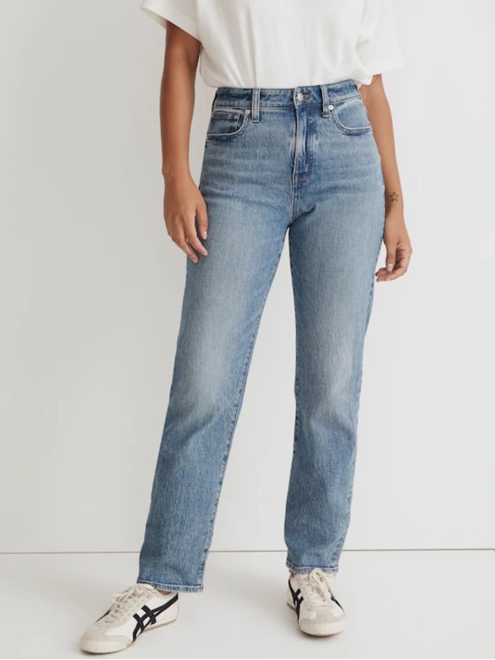 Madewell The Curvy '90s Straight Jeans in Enmore Wash Size 33